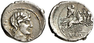 C. Vibius Pansa.  Denar, 90 v. Chr. ... 