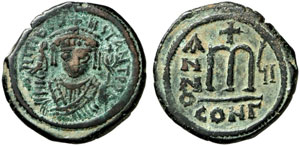 Tiberius II. Constantinus, 578 - 582.  ... 