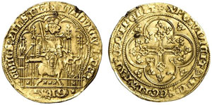  FLANDERN - Ludwig von Male, 1346-1384.  1/2 ... 