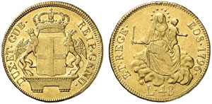  GENUA - Dogi Biennaei, 1528-1797.  48 Lire ... 