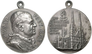  VATIKAN - Pius XI., 1922-1939.  Tragbare ... 