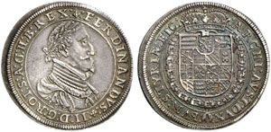 Ferdinand II., 1619-1637.  Taler 1624, ... 
