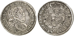 Ferdinand II., 1619-1637.  Taler 1624, St. ... 
