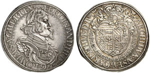 Ferdinand III., 1637-1657.  Taler 1638, St. ... 