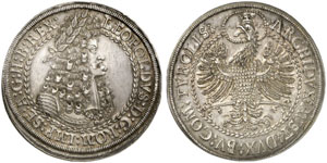 Leopold I., 1657-1705.  Doppeltaler o. J., ... 