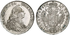 Franz I., 1745-1765.  1/2 Taler 1763, ... 