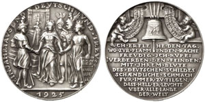 GOETZMEDAILLEN - Silbermedaille 1925 (40,5 ... 