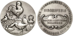 LANDWIRTSCHAFT - Silbermedaille 1909 ... 