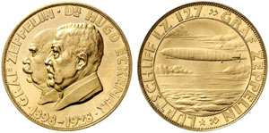 LUFTFAHRT - Goldmedaille 1928 (von J. ... 
