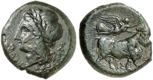 KAMPANIEN - Neapolis - Bronze, 270-250 v. ... 
