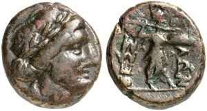 THESSALISCHE LIGA - Bronze, um 120 v. Chr. ... 