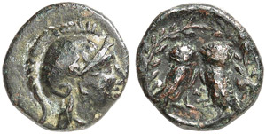 ATTIKA - Athenai - Bronze, 3. Jhdt. v. Chr.  ... 