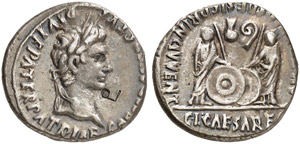 Augustus, 27 v. Chr. - 14 n. Chr. - Denar, ... 