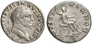 Vespasianus, 69 - 79 - Denar. Rev. ... 