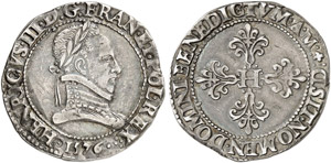 FRANKREICH - Henri III., 1574-1589 - Franc ... 