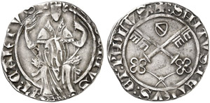 VATIKAN - Eugen IV., 1431-1447 - Carlino o. ... 