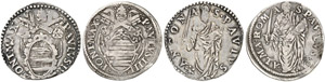 VATIKAN - Paul IV., 1555-1559 - Lot von 2 ... 