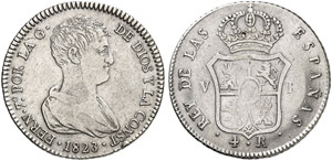 SPANIEN - Fernando VII., 1808-1833 - 4 ... 