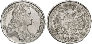 UNGARN - Karl VI., 1711-1740 - 1/2 Taler ... 
