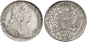 UNGARN - Karl VI., 1711-1740 - Taler 1739, ... 