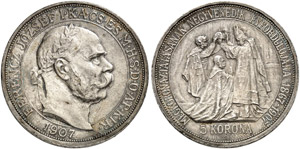 UNGARN - Franz Joseph I., 1848-1916 - 5 ... 