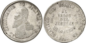 BOLIVIEN - Republik seit 1825 - Philipp IV. ... 
