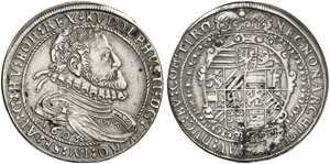 Rudolph II., 1576-1612 - 1/4 Taler 1605, ... 