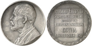 PERSONEN - Versilberte Bronzemedaille 1917 ... 