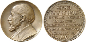 PERSONEN - Bronzemedaille 1911 (von A. ... 