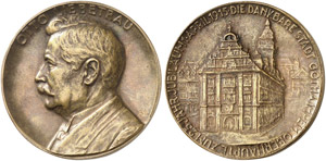 PERSONEN - Bronzegußmedaille 1915 (von A. ... 