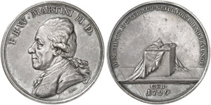 PERSONEN - Silbermedaille o. J. (1777, von ... 