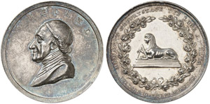 PERSONEN - Silbermedaille 1812 (von A. ... 
