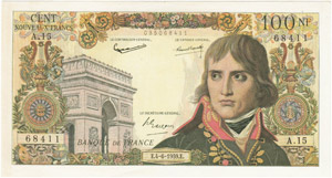 AUSLAND - FRANKREICH - 100 Nouveaux Francs ... 