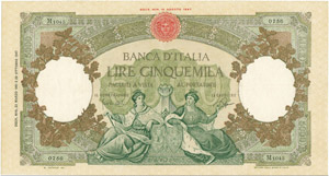 AUSLAND - ITALIEN - Republik - 5000 Lire 23. ... 