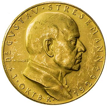 GERMANY: AV medal (4.84g), 1929, ... 