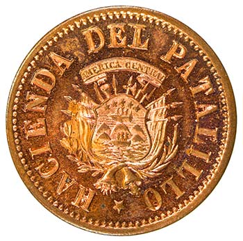 COSTA RICA: AE 2 reales token ... 