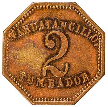 GUATEMALA: AE 2 reales token ... 