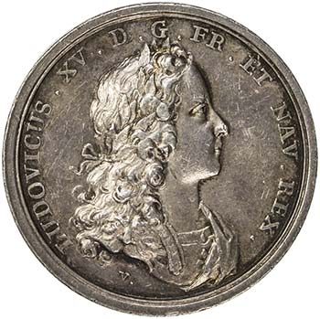 POLAND: AR medal (20.35g), 1725, ... 