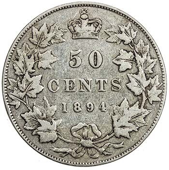 CANADA: Victoria, 1837-1901, AR 50 ... 
