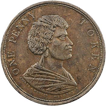 NEW ZEALAND: AE penny token, ND ... 