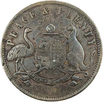 AUSTRALIA: AE penny token, ND ... 