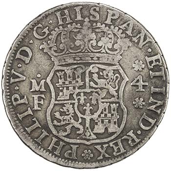 MEXICO: Felipe V, 1700-1746, AR 4 ... 