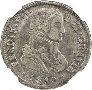 CHILE: Fernando VII, 1808-1817, AR ... 