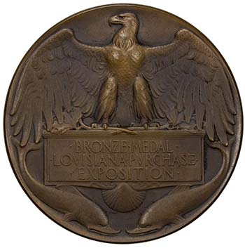 UNITED STATES: AE medal, 1904, EF, ... 