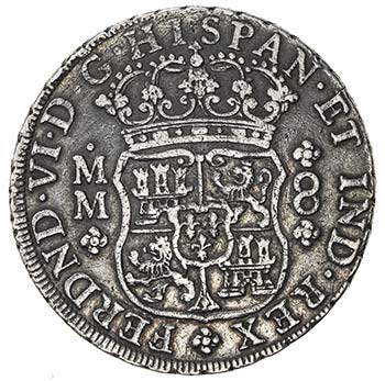 MEXICO: Fernando VI, 1746-1759, AR ... 