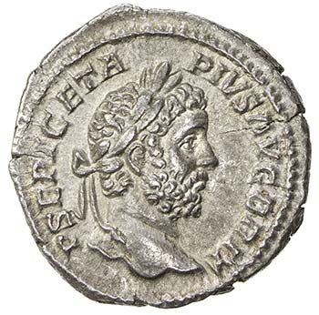 ROMAN EMPIRE: Geta, 209-212 AD, AR ... 