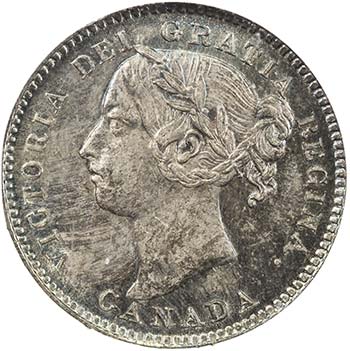 CANADA: Victoria, 1837-1901, AR 10 ... 
