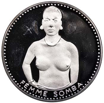 DAHOMEY: Republic, AR 1000 francs, ... 