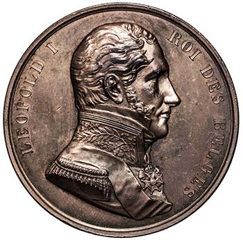 BELGIUM: AE medal, 1841, Tourneur, ... 