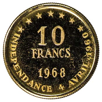 SÉNÉGAL: Republic, AV 10 francs, ... 